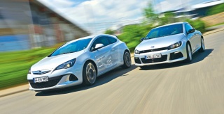 Opel Astra OPC vs. Volkswagen Scirocco R