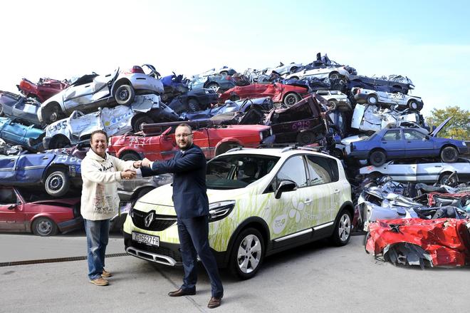 Renault Nissan Hrvatska i udruga "Zelene stope" nastavljaju akciju „Očistimo Hrvatsku od olupina“