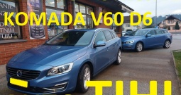 Volvo V60 d6 4x4 struja + dizel + plug 131 tkm, kao nov