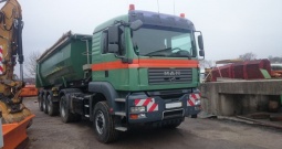 Man tga 18. 430 4x4h bls - hydrodrive, sa poluprikolicom meiller, 2006 god.