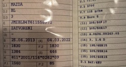 Mazda 3 BL, 1.6 D,2013 reg. 04-2026. karambol može u kompletu ili u djelovima