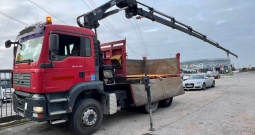 MAN 33.480 6x4 Kiper kran bordmatik Zamjena, 2004 god.