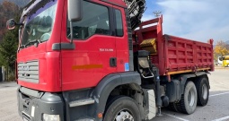 MAN 33.480 6x4 Kiper kran bordmatik Zamjena, 2004 god.