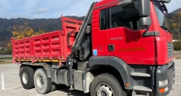 MAN 33.480 6x4 Kiper kran bordmatik Zamjena, 2004 god.