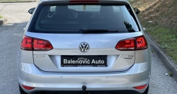 VW golf 7 variant 1,6 TDi bmt 110 ks highline euro 6 *koža*navi*kuka *