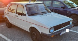 Golf I, dizel, 1.6, 40 kW, TAS, 236.000 km, 2. vlasnik, oldtimer, reg. do 5/2026