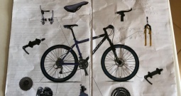 Bicikl muški vožen vrlo kratko (tjedan dana), MTB Fuji