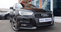Audi A1 1,6 TDi *s-line* navigacija* alu 18 * xenon + led * 1. Vl