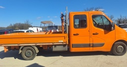 Renault Master dupla kabina sa dizalicom, 2015 god.