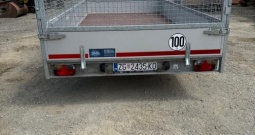 Prikolica Eduard za prijevoz građ. strojeva i robe nosivosti 2700 kg., 2022 god.