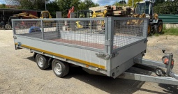 Prikolica Eduard za prijevoz građ. strojeva i robe nosivosti 2700 kg., 2022 god.