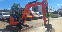 Mini bager Kubota U36-4 god.pr.2019 samo 1220 radni sati