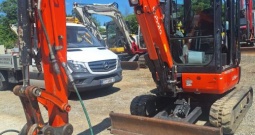 Mini bager Kubota U36-4 god.pr.2019 samo 1220 radni sati