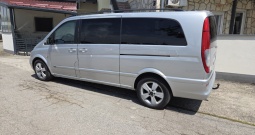 Mecedes Viano 3.0 Cdi V6 Long, 7+1 sjedalo, reg 9/26, Navi, Koža, 2 klizna vrata