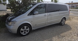 Mecedes Viano 3.0 Cdi V6 Long, 7+1 sjedalo, reg 9/26, Navi, Koža, 2 klizna vrata