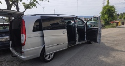 Mecedes Viano 3.0 Cdi V6 Long, 7+1 sjedalo, reg 9/26, Navi, Koža, 2 klizna vrata