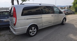 Mecedes Viano 3.0 Cdi V6 Long, 7+1 sjedalo, reg 9/26, Navi, Koža, 2 klizna vrata