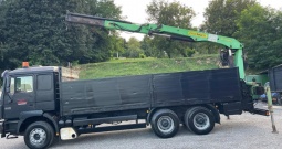 MAN 26.463 6x4 Sanduk sa kranom Palfinger 16000, 1998 god.