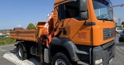 MAN 18.480 4x4 Kiper kran Atlas 165 Zamjena, 2004 god.