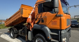 MAN 18.480 4x4 Kiper kran Atlas 165 Zamjena, 2004 god.