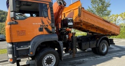 MAN 18.480 4x4 Kiper kran Atlas 165 Zamjena, 2004 god.