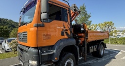 MAN 18.480 4x4 Kiper kran Atlas 165 Zamjena, 2004 god.