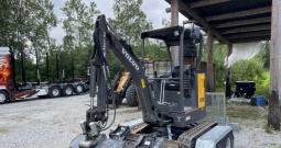 2019 Bager Volvo ECR18E + transportna prikolica