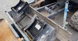 2019 Bager Volvo ECR18E + transportna prikolica