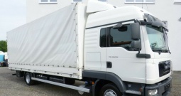 MAN tgl 12.220, 2014.g., klima, spavaća kabina, cerada, rampa