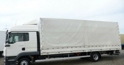 MAN tgl 12.220, 2014.g., klima, spavaća kabina, cerada, rampa