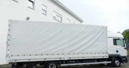 MAN tgl 12.220, 2014.g., klima, spavaća kabina, cerada, rampa