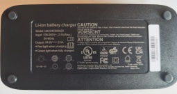 Punjač e-bike | Litij-ionski 54.6V 2A 5,5x2,1mm DC | Nov Zapakiran