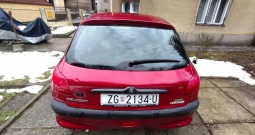 Peugeot 206 1.4, 2000. godina, SAMO 84000 km