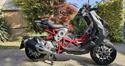 Italjet Dragster 200S, unikatan dizajn, registriran godinu dana,može na kartice!