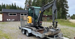 2015 Bager Volvo ECR25D + transportna prikolica