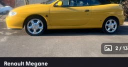 Renault Megane 1, Cabriolet, Klima, Plin, Reg do 2027, 161 000 km.