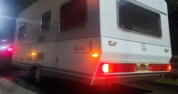 Kamp prikolica Detlheffs Buduin 5,70 m, klima, tenda