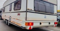 Kamp prikolica Njem. LMC 6,5×2.5 m,izvrsna.sniženo,HR reg.mog.dostava