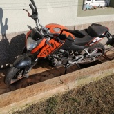Ktm duke 125, mašina u kvaru