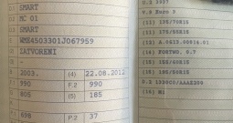 Prodajem Smart for two 0.7 2003 godište