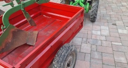 Traktor Tomo Vinković 420, sa prikolicom i plugom