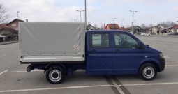 VW Transporter 2.0 TDI, 2015.g., dupla kabina + sanduk, klima