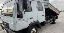 MAN 8.163 Kiper Dupla kabina, 1998 god.
