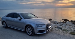 Audi A4 2,0 TDI automatik, S line, LED, alkantara