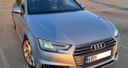 Audi A4 2,0 TDI automatik, S line, LED, alkantara