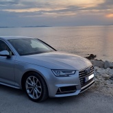 Audi A4 2,0 TDI automatik, S line, LED, alkantara