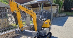 Mini bager 1 tona sa zakretnim kranom