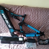Dengfu E-55 Winice mtb karbonsku ramu 17" 29" kotači sa baterijom 52v 20ah