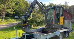 2020 Bager Volvo EC20E + transportna prikolica