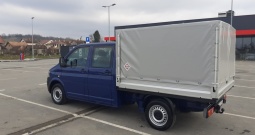 VW TRANSPORTER T5 2.0 TDI, 2015.g, dupla kabina + sanduk